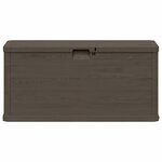 vidaXL Boîte de rangement de jardin 280 L Marron