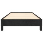 vidaXL Cadre de lit Noir 100x200 cm Velours