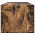 vidaXL Meubles TV 2 Pièces chêne fumé 80x31x25 5 cm bois d'ingénierie