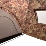 Vidaxl tente igloo de camping 650x240x190 cm 8 personnes camouflage