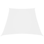 vidaXL Voile de parasol Tissu Oxford trapèze 3/5x4 m Blanc