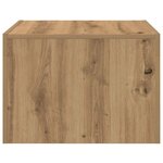 vidaXL Table basse chêne artisanal Bois d'ingénierie