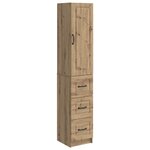 vidaXL Ensemble de Meubles 2 Pièces Chêne artisanal 33 x 34 5 x 87 cm