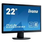 Iiyama prolite e2283hs-b3 led display 54 6 cm (21.5") 1920 x 1080 pixels full hd noir