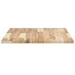 vidaXL Dessus de table rectangulaire 80x60x2 cm bois massif d'acacia