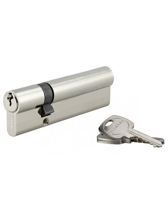 THIRARD - Cylindre de serrure double entrée STD UNIKEY (achetez-en plusieurs  ouvrez avec la même clé)  30x80mm  3 clés  nickelé