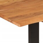 vidaXL Table de salle à manger 180x90x76 cm Bois d'acacia massif