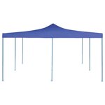 vidaXL Belvédère pliable 5x5 m Bleu