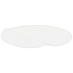 vidaXL Protecteur de table transparent Ø 100 cm 2 mm PVC