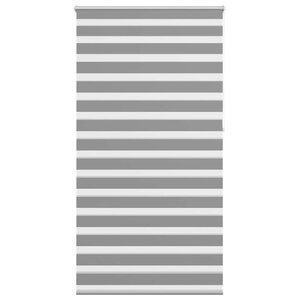 vidaXL Store vénitien zébré 120 9 x 230 cm largeur du tissu 116 7 cm gris