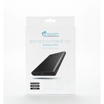 HEDEN - Boitier 2,5" USB 3.1 Noir pour disque dur 2.5" SATA Mac-PC