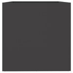 vidaXL Jardinière noir 62x40x39 cm acier laminé à froid