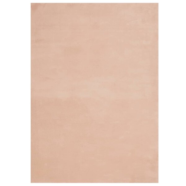 vidaXL Tapis HUARTE à poils courts doux lavable rouge clair 240x340 cm
