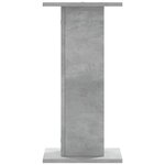 vidaXL Supports pour plantes 2 Pièces gris béton bois d'ingénierie