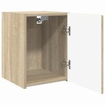 vidaXL Meuble TV mural 2 Pièces Sonoma 30 x 31 x 40 cm Bois d'ingénierie