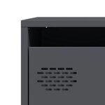 vidaXL Buffet haut anthracite 39x35x103 5 cm acier