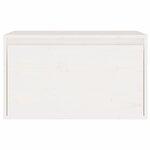 vidaXL Armoire murale Blanc 60x30x35 cm Bois de pin massif