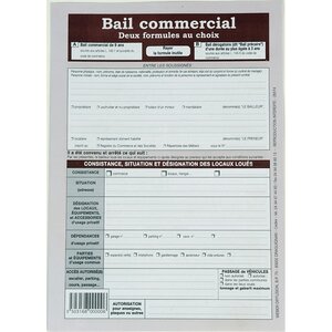 Formulaire français ''Bail commercial''