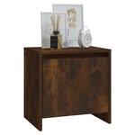 Vidaxl tables de chevet 2 pièces chêne fumé 45x34x44 5 cm aggloméré