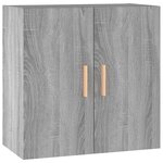 vidaXL Armoire murale Sonoma gris 60x30x60 cm Bois d'ingénierie
