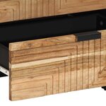 vidaXL Cabinet de chevet Marron 50 x 33 x 62 cm Bois d'acacia massif