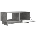 vidaXL Table basse Gris béton 90 x 50 x 40 cm Bois d'ingénierie
