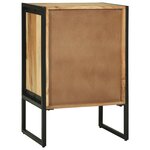 vidaXL Highboard 50x35x75 cm en bois massif d'acacia
