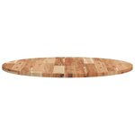 vidaXL Dessus de table rond Ø70x2 cm bois massif d'acacia