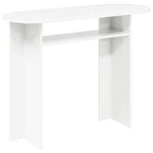 vidaXL Table console Blanc 100 x 39 5 x 75 cm Bois d'ingénierie