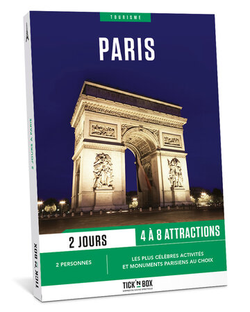 Coffret cadeau - TICKETBOX - 2 jours à Paris