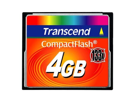 Carte mémoire Compact Flash Transcend 4 Go 133X