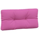 vidaXL Coussins de palette lot de 3 rose tissu