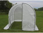 Serre tunnel de jardin avec porte "mimosa" - 180 g/m² - 6 m² - 3 x 2 x 2 m