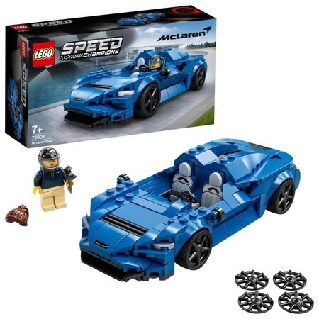 Lego 76902 speed champions mclaren elva jouet voiture de course objet de  collection pour enfants de 7 ans et plus - La Poste