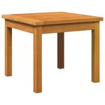 vidaXL Ensemble bistrot avec coussin 2 Pièces Marron Bois d'acacia massif