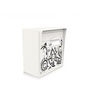 Pack de 4 boîtes aux lettres murales - 2x "Vache de france [VanLuc]" - 2x "Blanc ivoire"