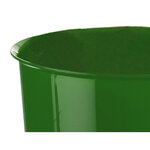 Corbeille à papier q-connect plastique résistant 16l 310x290mm coloris vert opaque