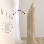 vidaXL Tête de lit avec armoires Chêne sonoma Bois d'ingénierie