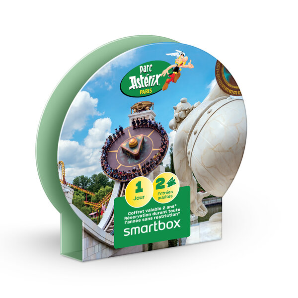 Parc astérix 2 billets - smartbox - coffret cadeau multi-thèmes