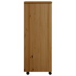 vidaXL Armoire roulante avec tiroirs MOSS bois de pin marron miel