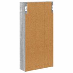 vidaXL Armoire murale de salle de bain Gris Sonoma 30 x 10 x 60 5 cm
