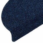 vidaXL Tapis d'escalier autocollants 5 pièces 56 x 17 x 3 cm Bleu marine Demi-rond