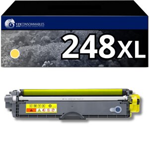TN248 XL - Toner Jaune compatible avec Brother TN-248 XL pour Brother MFC-L8390CDW DCP-L3560CDW DCP-L3520CDWE MFC-L3740CDWE MFC-L3760CDW DCP-L3520CDW