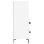 vidaXL Buffet blanc 34 5x34x90 cm bois d'ingénierie