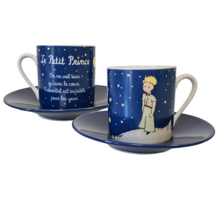 Coffrets 2 tasses à café le petit prince