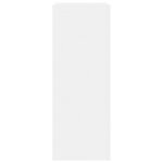 vidaXL Armoire à chaussures blanc 52x37 5x100 cm bois d'ingénierie