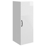 vidaXL Armoire Murale Blanc brillant 33 x 34 5 x 90 cm