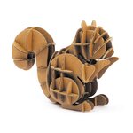 Maquette écureuil 3D en carton à monter soi-même