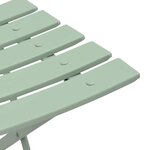 vidaXL Chaise de jardin pliante Pliant 2 Pièces Vert 42 x 46 x 82cm Acier
