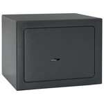 vidaXL Coffre-fort avec verrou à clé gris foncé 17x23x17 cm en acier